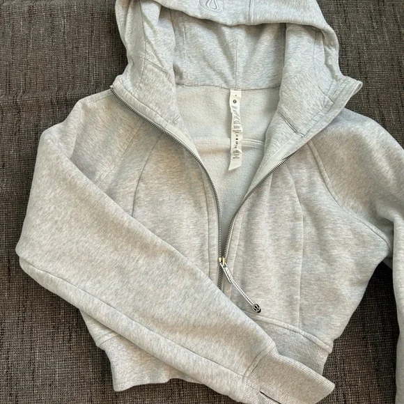 Lululemon Athletica Gray Zip-Up Sweater - Picture 2 of 4